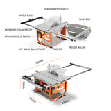 Multifunctional woodworking portable household electric circular saw trimming hine jigsaw flip table