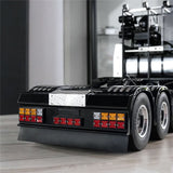 For Scania R620 R470 LED Square Rear Signal Light Set W/ Rear Bumper for Tamiya All 1/14 Man Scania DIY Modified Car Parts