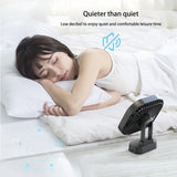 Mini USB Rechargeable Portable Silent Desktop Fan, 5000mAh, Timing Magnetic Suction, Air Cooler, Office and Outdoor