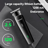 Lithium Battery Low Noise Long Life Hair Trimmer Kemei Km-1115 Fast Usb Charging Mini Design Hair Clipper