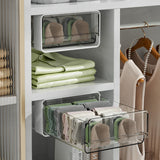 Self-Adhesive Drawer Undertable Hidden Box Organizer Desk makeup Stationery Rack Underwear Sundries Storage