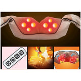 Electric rest suitable for back pain, neck physiotherapy red massage massager, body health care relax, hot compre