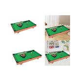 Billiards Game Triangle Rack Interaction Toy Mini Tabletop Pool Table Set, for Kids Adults Playroom Kindergarten Family Bedroom
