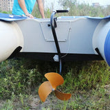 1:4.25 Ratio Stainless Steel Hand Fishing Manual Iatable Outboard Propeller Rubber Boat Paddle