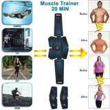 Abdominal muscle trainer EMS Abs weight loss fiess equipment training electric stimulator toner exercise