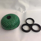 4pcs/set Air Filter, Including 1 Air Filter + 3 Rubber Ring Accessories, Sponge + Stainless Iron Material, Mushroom Head Filter Air Filter