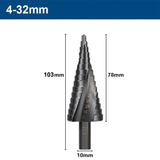3 Pieces Of Metal Hole Drilling Tools With Auger Bit Metal Drill Bits For Steel (4-12/20/32Mm)