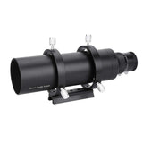 60mm Double Helical Focuser Guide Scope Finderscope for Astronomical Telescope Guidescope Professional Telescope with Bracket