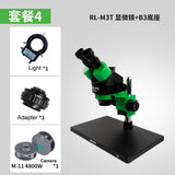 HD Binocular Trinocular Microscope 7-45X Continuous Zoom HDMI External Monitor Interface RL-M3T Mobile Phone Chips Repair Tools