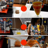 Household Manual Fruit Wine Press 6L Grape Berry Apple Juice Pressing Vegetable Dehydrating hine Commercial