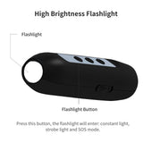 Upgrade Ultrasonic Repeller 3 Modes Chargeable Drive Intelligent High Brighess Flashlight Dog Training Device