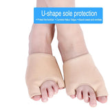 1Pair Breathable Foot Care Tumb Support Shock-Absorbent Big Bunion Correctors Hallux Valgus Straighteners Toe Protector Belt