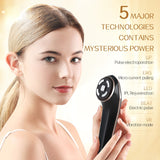 Electrical RF Beauty Instrument Anti-aging Wrinkle-removing Melanin-desalting Facial Lifting Beauty Instrument EMS Face Massager