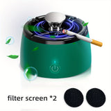 1pc Multifunctional Negative Ion Smokeless Ashtray Air Purifier with Filter