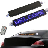 12V Car Programmable Sign Moving Scrolg Message Board Screen Mini LED HD Text Digits Pattern Display