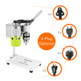 Mini Bench Small Benchtop Drill Press High Precison 7-Speed Low Noise Compact Size Desktop Drilg hine