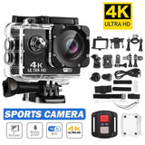 Ultra HD 4K Action 30fps/170D Underwater Helmet Waterproof 2.0-inch Screen WiFi Remote Control Sports go Video Camera Pro