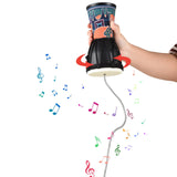4 Inch Spring Effect Instrument PVC Portable Drum Brightly Colored Thunder Sound Simulation
