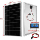 300W Solar Panel 18V Rigid Glass Solars Panels Monocrystale High-efficiency Chargig Outdoor Sola r Cell For Home/Camping