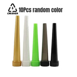 CRUSHER 10Pcs Plastic Herb Tobacco Box Tube Child-proof Rotating Cover 120mm Rolg Paper Storage Tubes Smoking Accessories