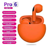 NEW Pro 6 TWS Wireless Headphones with Mic Fone Bluetooth Earphones Sport Running Headset for Apple iPhone Xiaomi Pro6 Earbuds