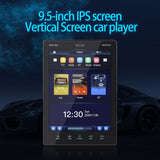 Multimedia 9.5 inch IPS Vertical Screen Car MP5 Player Voice Control Bluetooth Mirror k Steering wheel control