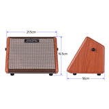 Aroma Guitar Amplifier 15 W Speaker Electric Guitar Amp 5 Inch Speaker Bluetooth-compatible Rechargeable Guitar Amplifier
