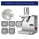 Automatic Vegetable Dicing hine Commercial Carrot Potato Onion Granular Cutter Dicer Electric Multifunctional Slicer Lemon
