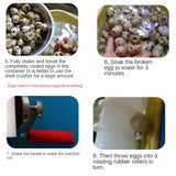 Design high efficiency practical household manual quail egg peeler machine huller machine sheller machine