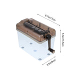 A4 Manual Documents And Card Hand Paper Shredder Straight Strip Cut For Home Office