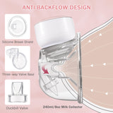 P3 Wearable Electric Breast Pump - Hands Free, Low Noise, Comfort Milk Collector for Breastfeeding, BPA-free