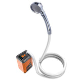 Portable Electric Pump Outdoor Rechargeable Battery Powered Shower for Camping Hiking Backpacking Travel Beach