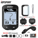 BSC200 BSC200C iGPSPORT ANT+ GPS Bike Computer Riding Cycg Odometer Route Navigation Wireless Speedometer Support Powermeter