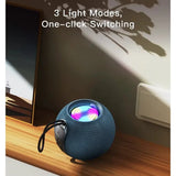 Wireless subwoofer outdoor home Bluetooth speaker with high volume 3D surround RGB light effect card USB drive