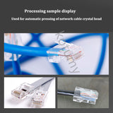 12V Charging Induction Network Cable Crystal Head Automatic Optical Fiber 5G Line Crimping hine