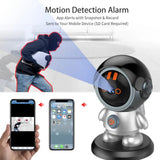 AEVYVKV PT302 One Click Call Humanoid Detection Cloud Storage H.265 WiFi IP Camera with Two Way Audio Night Vision Sound Warning
