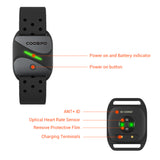 CooSpo HW807 HRV Heart Rate Monitor Armband Optical Outdoor Fiess Sensor Bluetooth 5.0 ANT+ IP67 Running Cycg for Wahoo