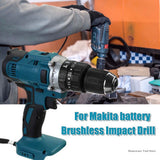 Screwdriver for Car Repair 18V 95Nm Cordless 4000RPM Electric Impact Wrench Brushless Drill Driver For Home DIY Use