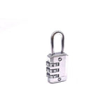 Mini Alloy Padlock 3/4 Digit Dial Combination Password Code Number Safety Travel Security Lock for Lage Suitcase Drawer