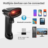 JOOYTEC Wireless 2.4G 1D 2D Bluetooth Barcode Scanner QR Code Reader For PC iPhone Support iOS Android