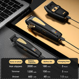 2024New RESUXI 949 Professional Clipper and Electric Set for Barber Men Trimmer Shaver Hair Cutting hine