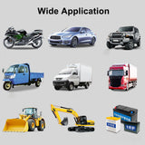 Car Battery Charger Intelligent US EU Plug 12V 24V High Power 600W Pulse Repair Fully Automatic For Lithium Lead Acid Batteries