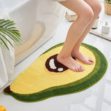 Fruit Shape Home Entrance Bathroom Door Non-Slip Carpet Absorbent Bathtub Rug Foot Indoor Mat