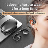 JR02 Wireless Bluetooth Earphones Are Designed For Outdoor Use With No In Ear Two Ear Loop And Long Lasting Battery Life