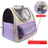 Pet Cat Carrier Backpack Transparent Bag Breathable For Cats Small Dogs Carrying Cat Carrier Bag Outdoor Travel