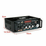 220V 600W Home Amplifiers HiFi Subwoofer Home Theater Sound System Audio Car Amplifiers FM TF AUX MP3 Player Remote Control
