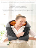 Whole body multifunction shoulder and neck massager with heated shawl