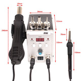 Model 8586 Iron 2-In-1 Hot Air Gun Soldering Desoldering Station Mobile Phone Repair