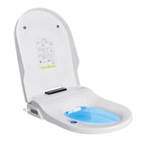220V Intelligent Sanitary Ware ABS Automatic Bathroom Electric Bidet Lid Smart Toilet Seat Cover