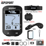 BSC200 BSC200C iGPSPORT ANT+ GPS Bike Computer Riding Cycg Odometer Route Navigation Wireless Speedometer Support Powermeter